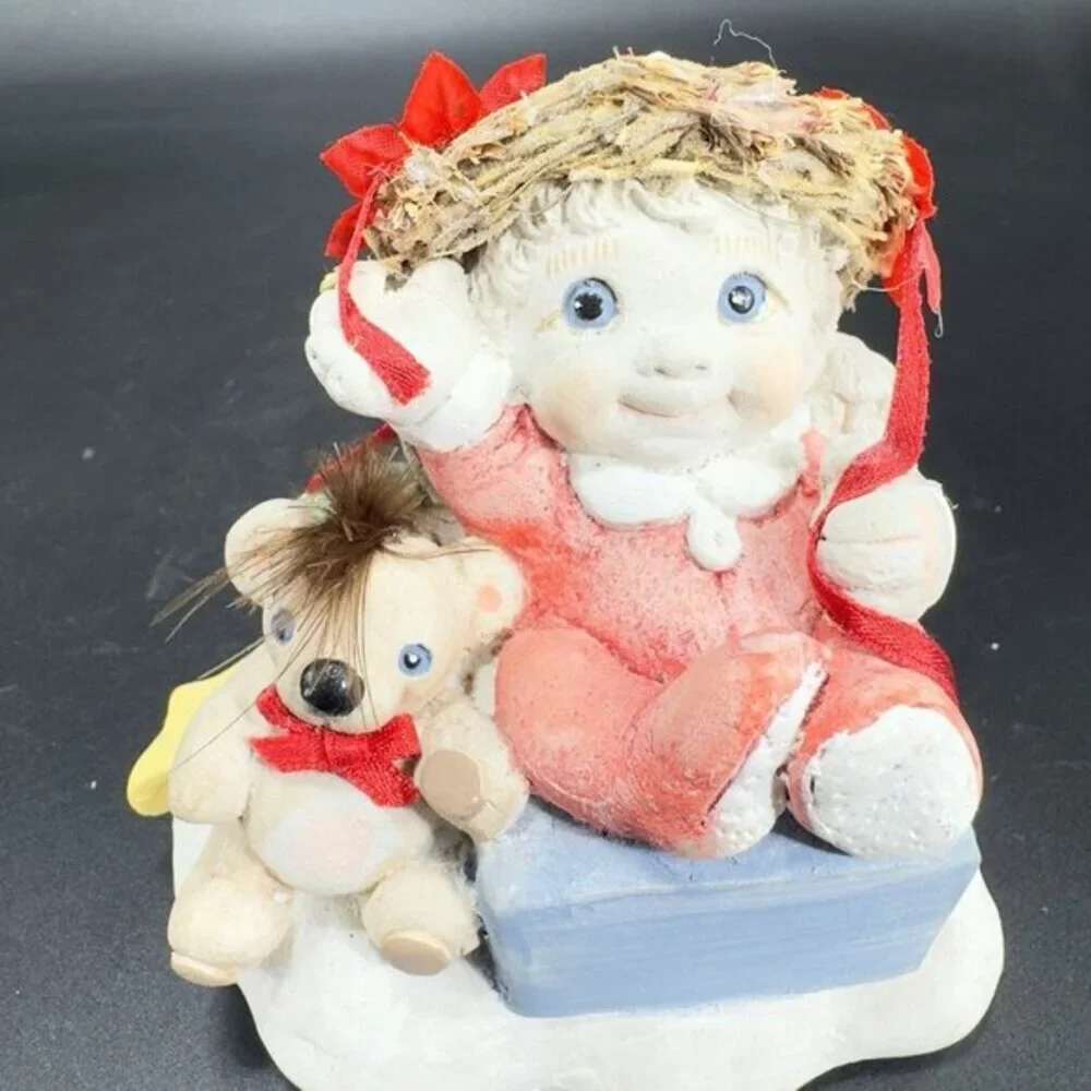 1994 Dreamsicles Open Me First Made in Mexico Figurine Cast Art‎ Figure Signed